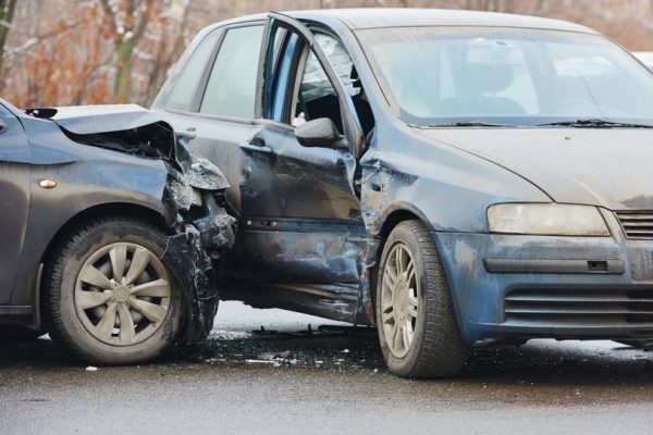 34774682 - automobile crash accident on street, damaged cars after collision in city